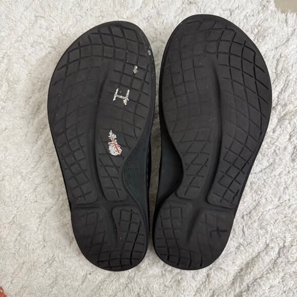 Oofos Original Flip Flops Recovery Arch Support Comfort Casual Black Sz M11 W13 - Picture 5 of 8